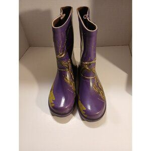 Realtree Girl Purple Camo Size 1 Rain Boots